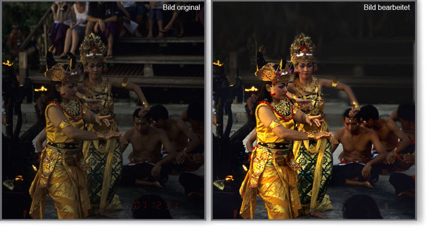 Tänzerinnen Bild original und nachbearbeitet Tänzerinnen Bild original und
nachbearbeitet